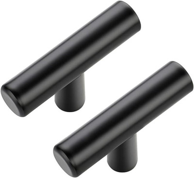 JOY DECOR 30 Pack Cabinet Knobs, Black Handles, Single Hole, 