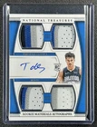 TRISTAN DA SILVA 2024-25 NATIONAL TREASURES ROOKIE QUAD PATCH AUTO RC 51/99