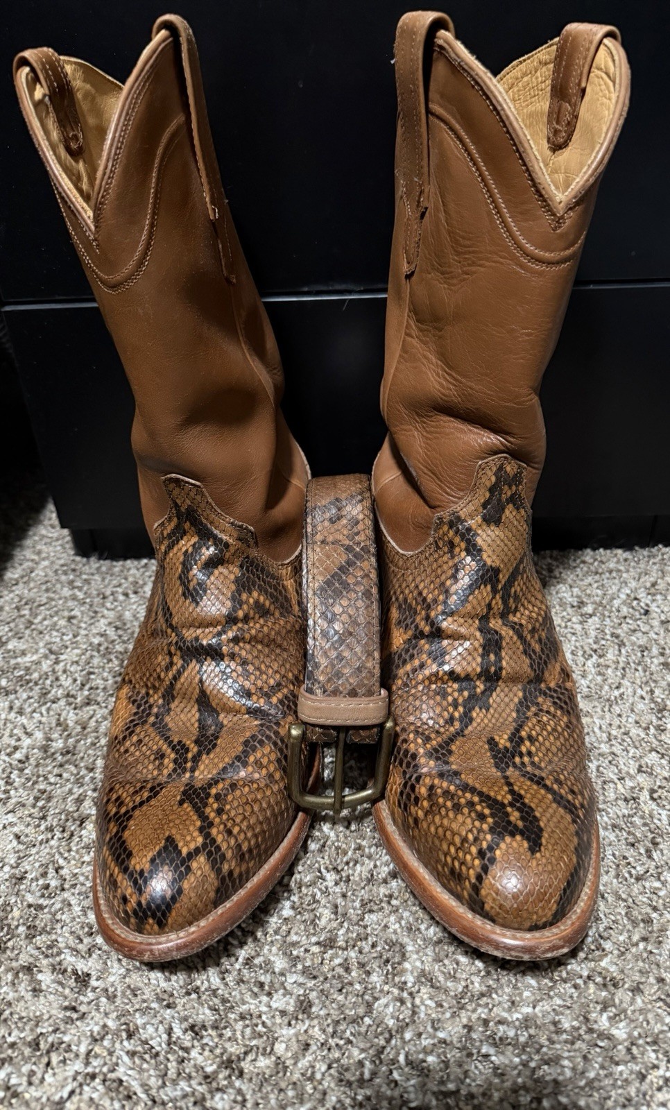 Tecovas The Billy Python Size 12 D With Matching … - image 1