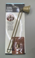 Vintage Style Brass Candle Snuffer Bell Shaped Extinguisher Luminessence