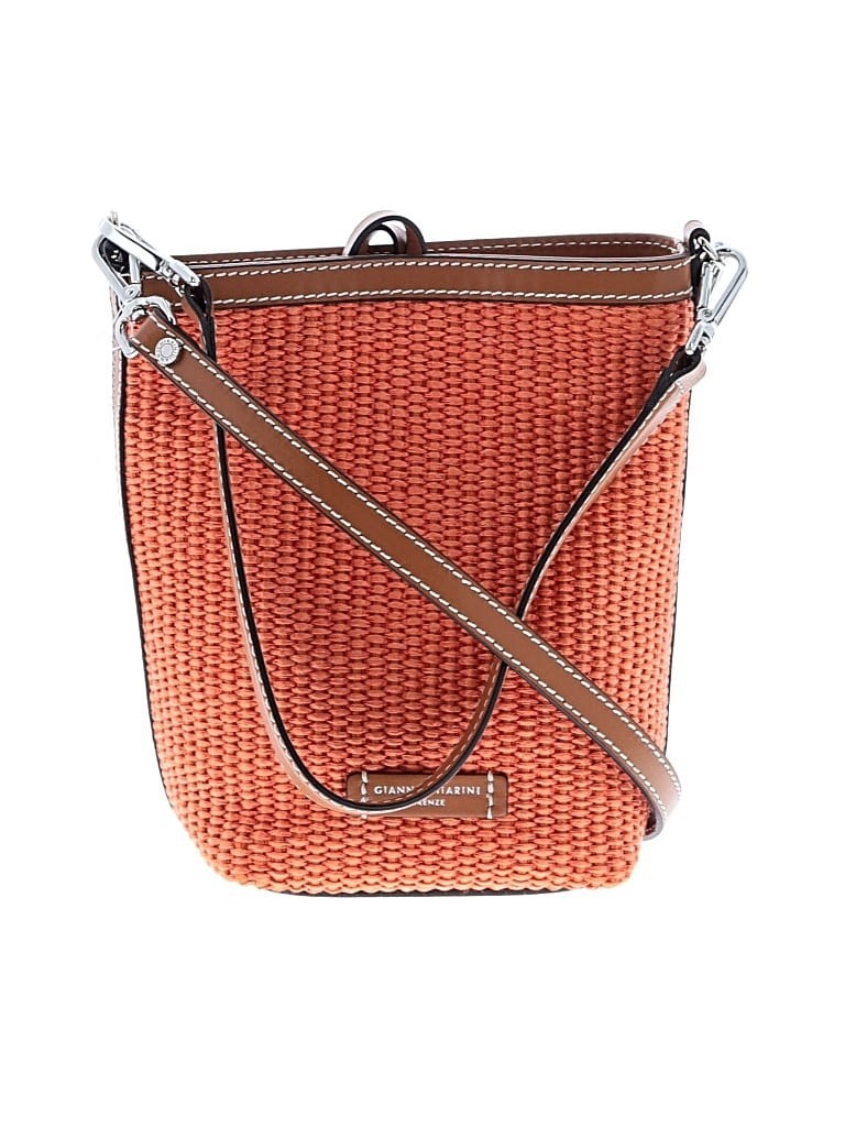 Bolso de Hombro GIANNI CHIARINI Vanessa en Naranja - Hecho en Italia - Nuevo con Etiquetas