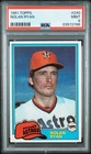 1981 Topps Baseball Nolan Ryan Card #240 Graded PSA 9 Mint Astros