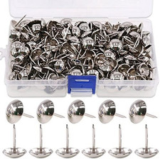 300Pcs 9/16" 14Mm Antique Upholstery Tacks Furniture Nails Pins Assortment Kit