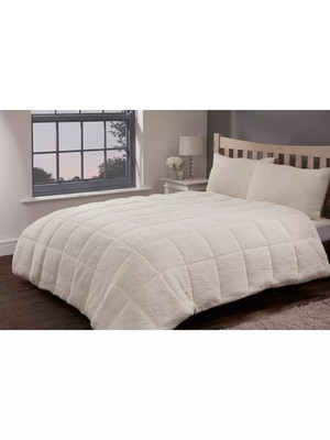 Cascade Home Unisex King Creme Kuschel Bettdecke