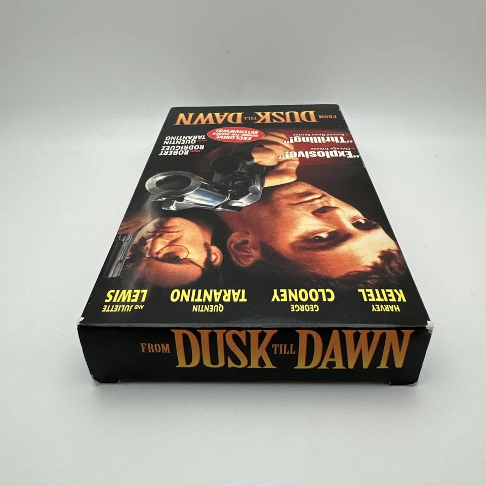 From Dusk Till Dawn (1996) VHS Cult Quentin Tarantino George Clooney Vampire OOP - Image 2 of 4