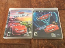 Cars 2 & Cars Race-O-Rama Sony PlayStation 3 PS3 2 Game Lot