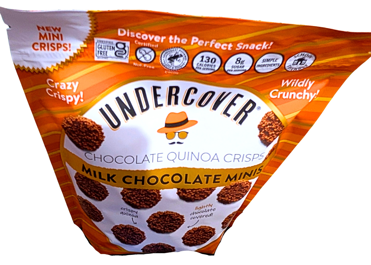 Undercover Milk Chocolate Quinoa Crisps 15.3 Ounce EXP 11/2026