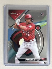 2023 Topps Finest - Spencer Steer #95 Cincinnati Reds Rookie Baseball Card