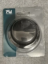 Plumb Works Tub Drain Toe Touch 679-5220 Fits 1.5" Coarse Thread Drains Bronze