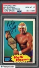 Hulk Hogan Signed 1985 Topps Titan WWF Wrestling #16 PSA/DNA 10 AUTO
