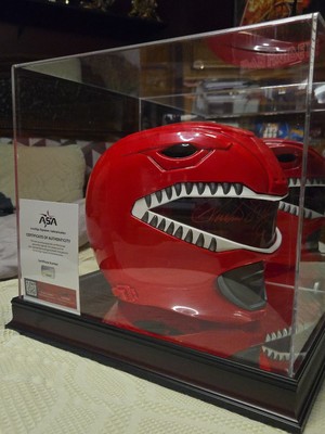 Autographed Power Rangers Lightning Collection Premium Red Ranger ...