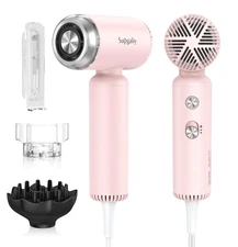 Hair Dryer - Mini HairDryer, Ionic High-Speed Motor for Fast Drying, Portable...