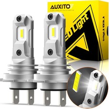 AUXITO H7 LED Headlight Bulbs Chips Adjustable Beam 7200Lm 6000K Extremely White