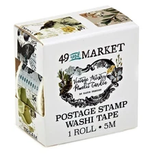 49 And Market Vintage Artistry Moonlit Garden Washi Tape-Postage