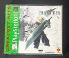 Final Fantasy VII 7 PS1 Greatest Hits Case & Manual ONLY - NO GAME DISCS