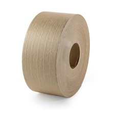 2.83" x 450 feet Reinforced Water-Activated Kraft Gummed Tape 30lb Thickness ...