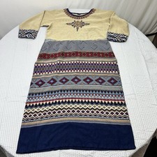 Women s Ethnic Style Geometric India Made Maxi Dress