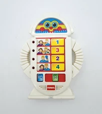 Vtg 1996 Playskool On-The-Go Alphie Kids Learning Portable Pal Robot Toy *WORKS*