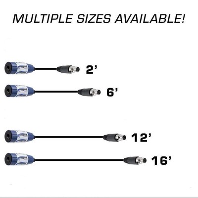 Rugged Radios for OFFROAD Straight Cable to Intercom (Select Length) 16 Feet