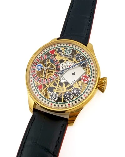 STUNNING VINTAGE ROLEX LEVER MOVEMENT IN A NEW QUALITY CASE, FULLY SERVICED.