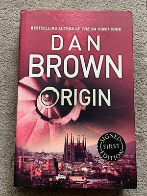 ORIGIN by DAN BROWN - Signed by the author (SB5273)