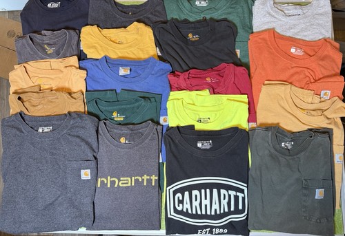 Mens Carhartt Shirts Bulk Resellers Lot-5 Grade A Mixed Sizes & Styles Wholesale