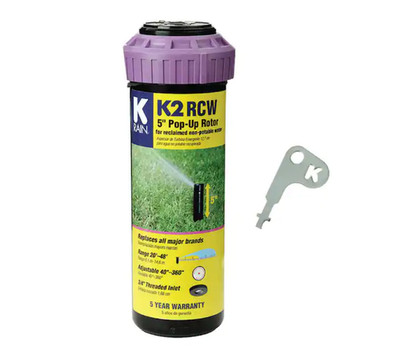 New K Rain K2 RCW 5'' Pop Up Rotor Sprinkler Free US Shipping