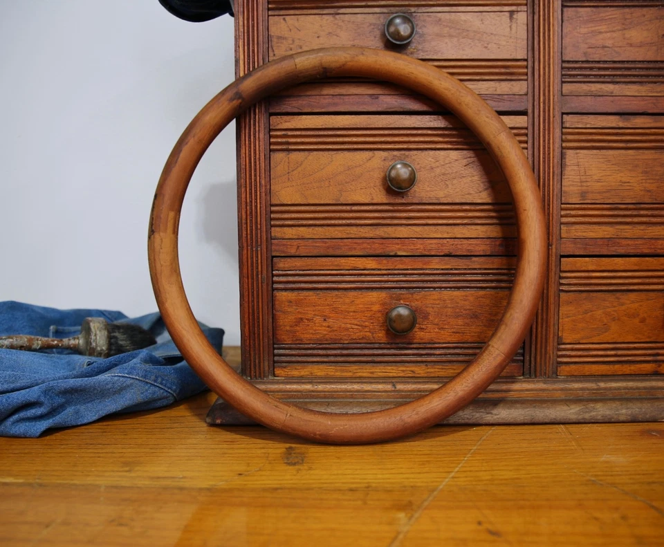 Vintage Antique wood Steering Wheel Buick Pontiac Dodge Reo Ford 14" NOS - Image 2 of 4
