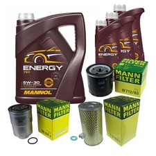 MANN Inspektionspaket 8L MANNOL Energy 5W-30 für Toyota Hiace IV Kasten 2.5 D-4D
