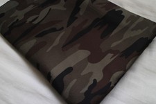 Camouflage Print Cotton Viscose Jersey Dress Fabric 200Cm Wide |  ARMY PRINT