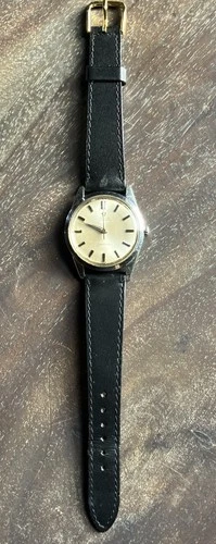 vintage Omega Seamaster stainless steel watch 36mm case w/ 18mm lugs; running!