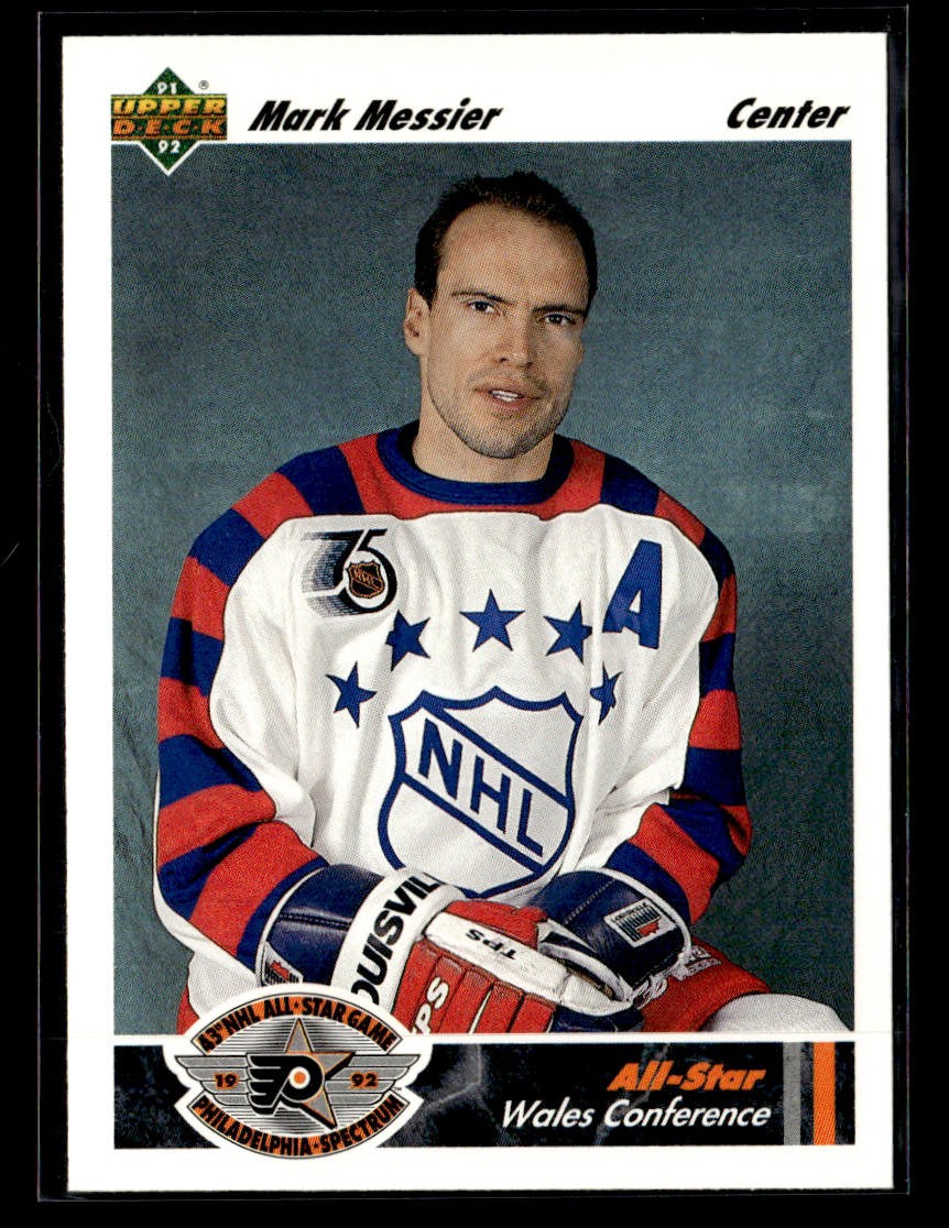 1991-92 Upper Deck #620 Mark Messier Card New York Rangers