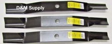 set of 3 Woods finish mower blades 72"  L306 RM306 RM600 13404 31306 13404KT 