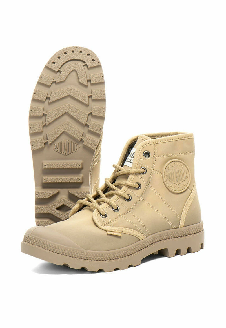 Veroveraar radioactiviteit Overweldigen Women&#039;s Palladium Boots Pallabrousse TX Nylon Safari / Dune  75979-248-M | eBay