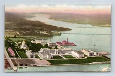 US Naval Academy Washington Baltimore Annapolis Electri Railroad Co Postcard
