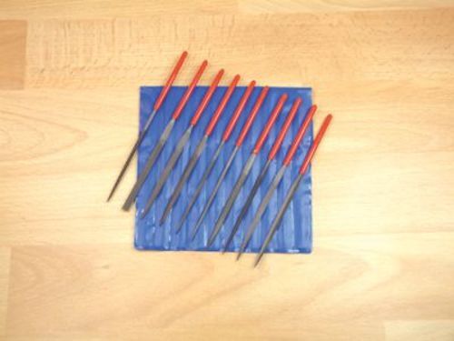 Expo Tools 72510 Set of 10 Steel Needle Files in Wallet