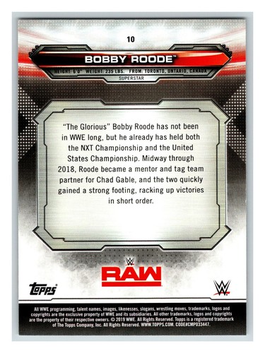 2019 Topps WWE RAW w/ Hometown Heroes & Bronze - Pick One - Fill Your Set - Picture 21 of 383