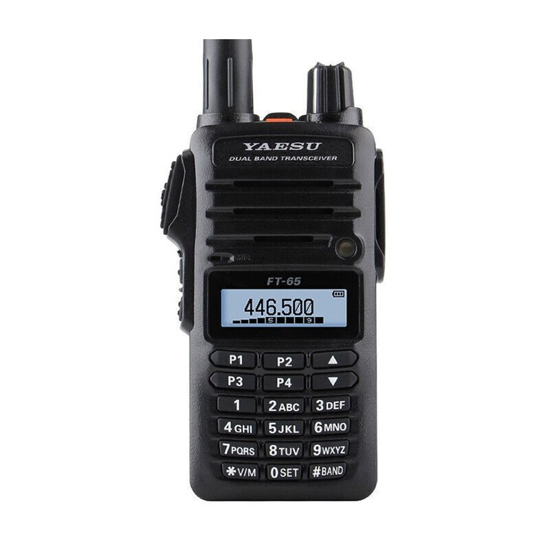 YAESU FT-65R FT-65 VHF UHF Dual Band Radio Transceiver FM
