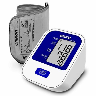 New Omron HEM-7124 Upper Arm Automatic Blood Pressure BP Monitor BP Machine