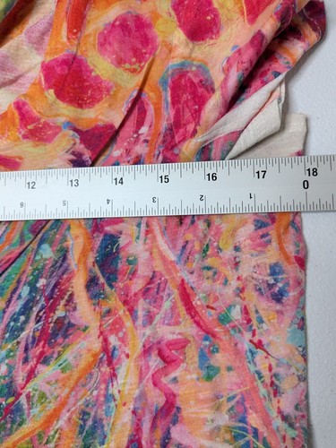 Leoma Love Grove Asymmetrical Hem Top Women's M Geometric colorful - Picture 5 of 5