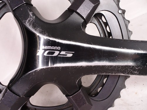 Juego de bielas Shimano 105 5800 46/36 11 velocidades 175 mm Ultegra platos juego de platos bicicleta - Imagen 2 de 12