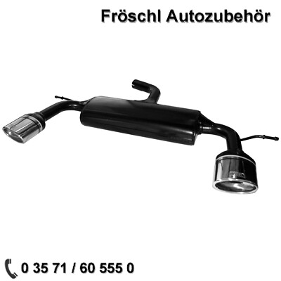 für Vw Scirocco 1,4 Tsi 2,0 Tdi Duplex Sportauspuff Endschalldämpfer Auspuff a*