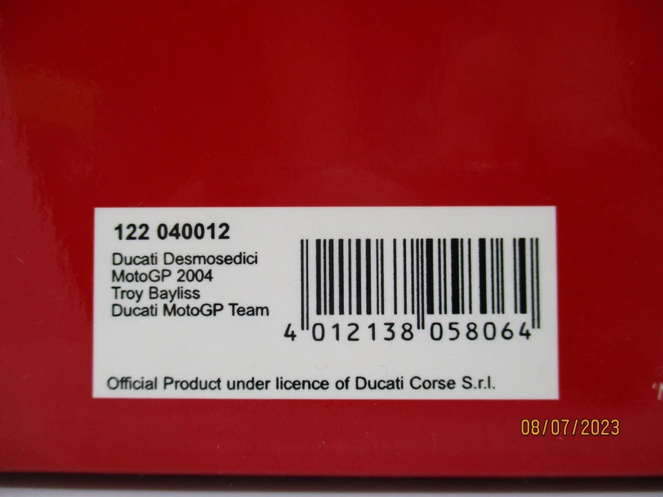 DUCATI DESMOSEDICI GP04, #12, Troy Bayliss, 2004 MotoGP!!! - Bild 4 von 4