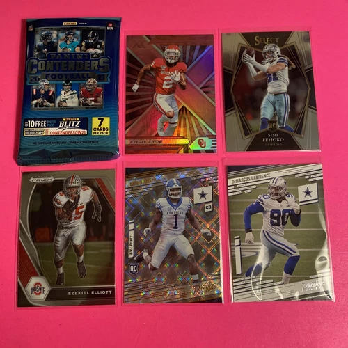 🚨Dallas Cowboys Cee Dee Lamb Zeke Contenders Nfl 🎉