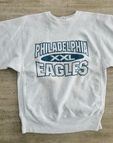 Vintage 90s Champion Reverse Weave Philadelphia Eagles Crewneck Sweatshirt Sz L - Picture 4 of 10