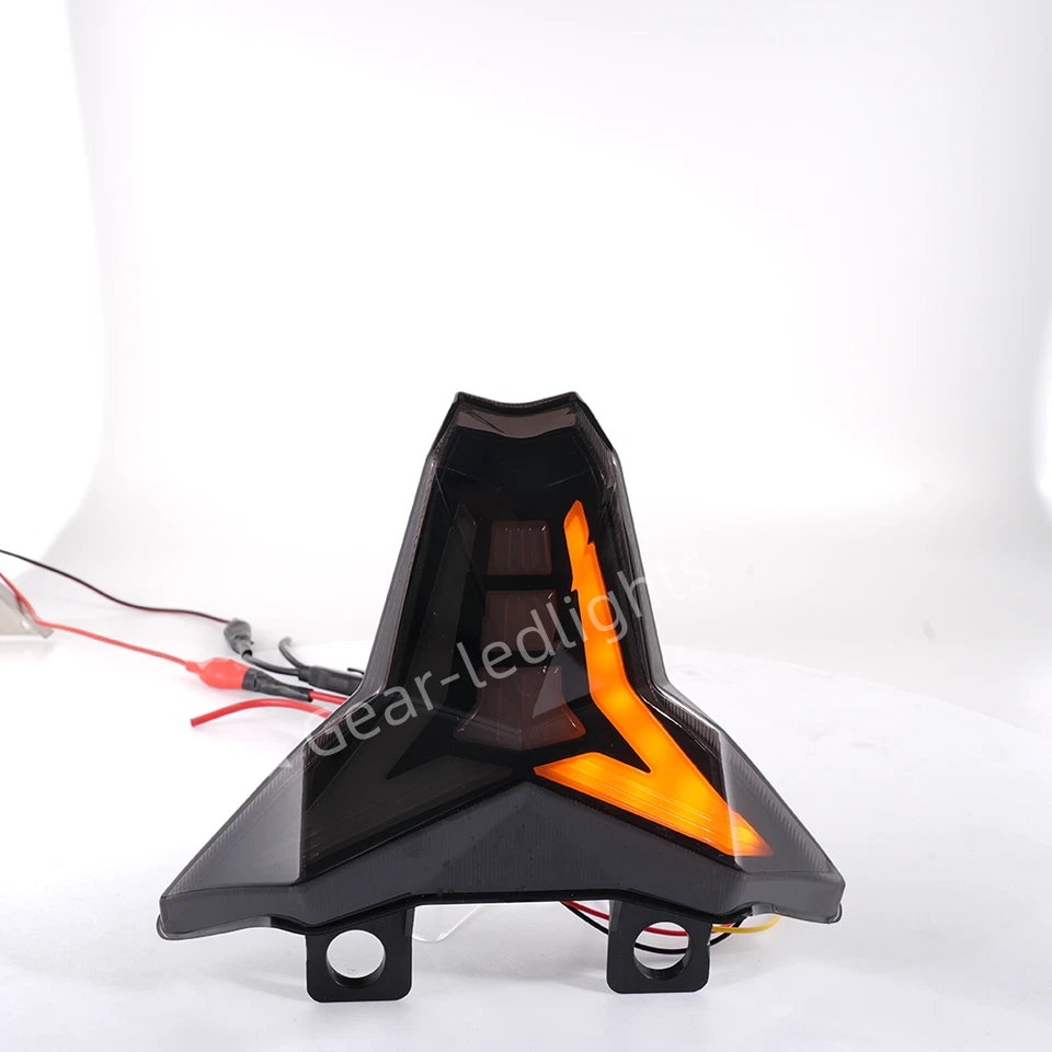 Luz trasera LED señal de giro de freno, para 2019-2025 Ninj ZX6R integrado ZX4RR Foto 2 de 4