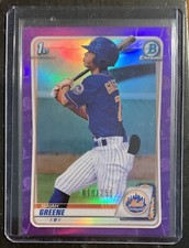 2020 Bowman Draft Chrome Isaiah Greene Purple Refractor 16/150 RC