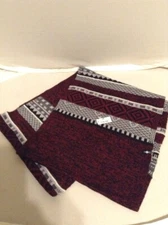 Smartwool Dazzling Wonderland Infinity Scarf Red OSFM SW459-A25 MSRP $60.00 C