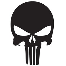 Punisher Skull Vinyl Decal Sticker U Pick SIZE COLOR
