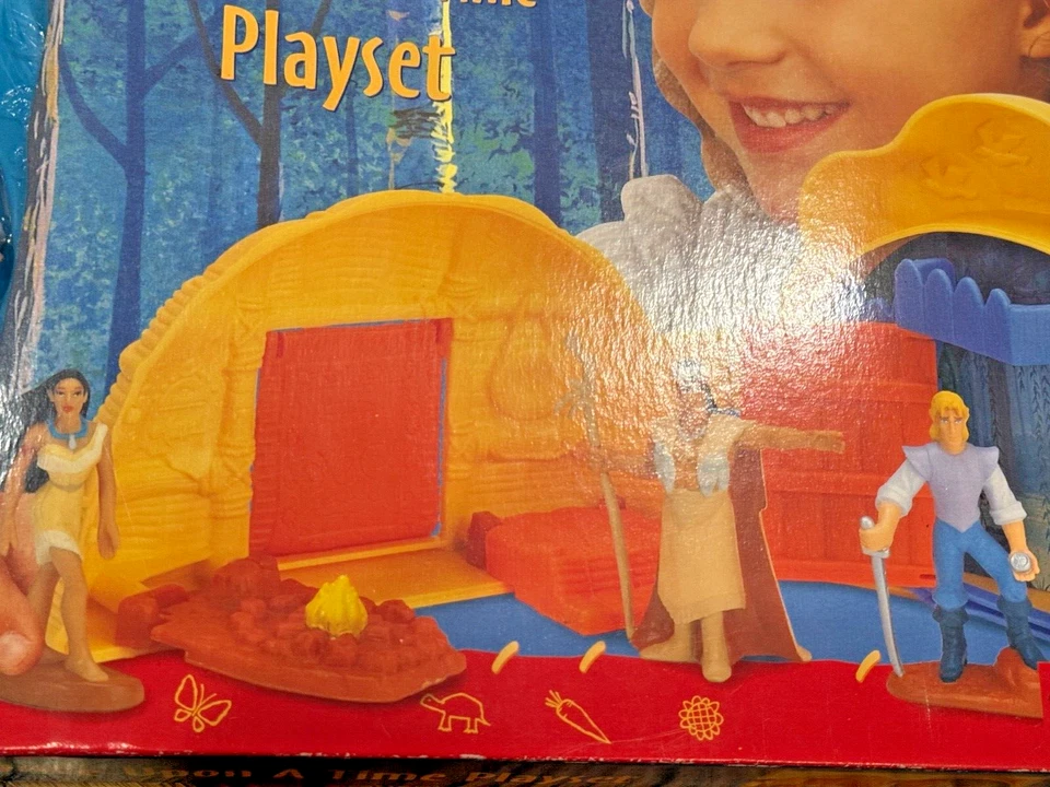 DISNEY'S POCAHONTAS ONCE UPON A TIME JUEGO MATTEL VINTAGE SIN USAR, EN CAJA, NUEVO RARO Foto 3 de 4